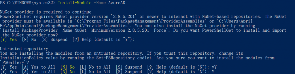 KDB-GAL-install module