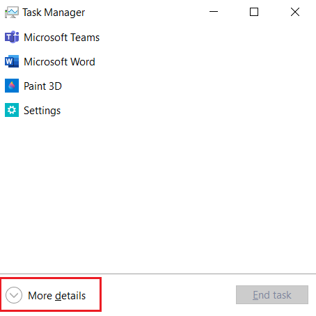 Task Manager More Details