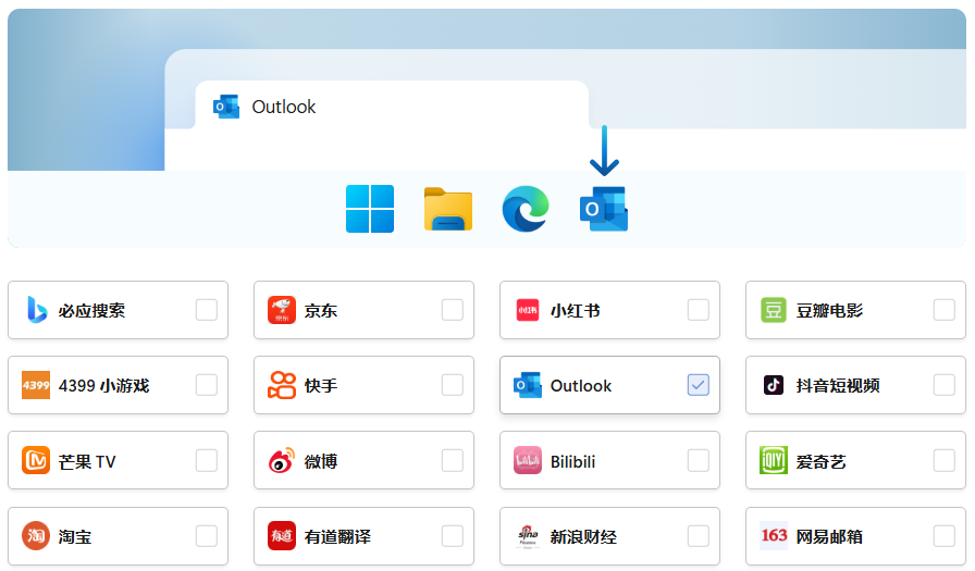 Pin your favorite sites to microsoft edge taskbar